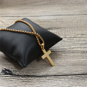 <b>Cross</b> Pendant Necklace Zinc Alloy Unisex Gift Jewelry - Product Image 4