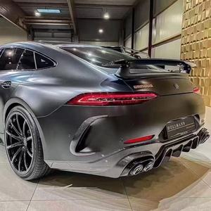Spoiler avant style Babos, spoiler inférieur de pare-chocs arrière en fibre de carbone, embouts d'échappement, ailerons aérodynamiques pour Mercedes-Benz <span class=keywords><strong>AMG</strong></span> <span class=keywords><strong>GT</strong></span> <span class=keywords><strong>63</strong></span> - Product Image 4