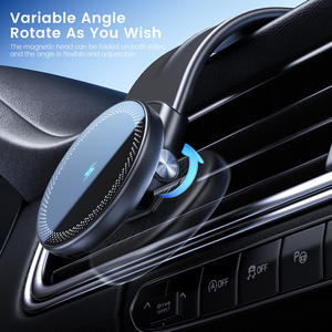 Toocki Potente Cargador Inalámbrico MagSafe de 15W Soporte Cargador Inalámbrico Magnético para Coche con Ángulo Ajustable para iPhone y Android - Product Image 5