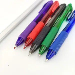 2023 Best-selling Custom Promotional Ballpoint Pen Transparent Bar Student Set Pen