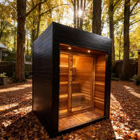 Sauna extérieur Triunity résistant au gel, idéal pour une utilisation en hiver dans un climat froid