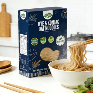 Nouilles d'avoine Konjac en gros, <span class=keywords><strong>repas</strong></span> instantané riche en protéines avec farine de seigle, riches en fibres alimentaires, préparation en 15 minutes, marque privée OEM - Product Image 2