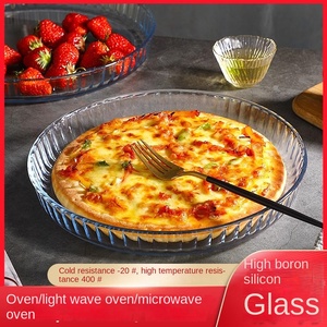 Utensilios de cocina para el hogar de alto <span class=keywords><strong>valor</strong></span>, <span class=keywords><strong>horno</strong></span> <span class=keywords><strong>microondas</strong></span>, plato de pescado y fruta resistente al calor, plato de vapor con patrón ovalado para la cena - Product Image 5
