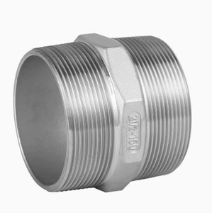 Raccord hexagonal droit en acier inoxydable à double filetage mâle, classe 150 DN6-DN40, pour chauffage - Product Image 5