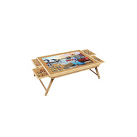 Table de puzzle en bois personnalisable avec tiroirs de rangement, plateau de puzzle pliable et portable, adapté aux loisirs créatifs des adultes et des adolescents