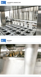 Hoàn toàn tự động <span class=keywords><strong>cup</strong></span> điền dòng với công suất cao 6000 ly giờ sản xuất - Product Image 3