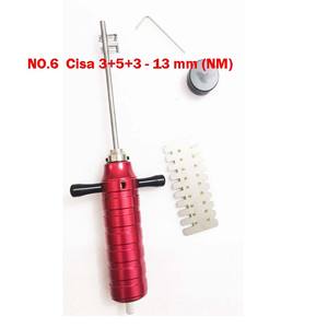 Nuova Chiave Magica per Serrature N. 6 <span class=keywords><strong>Cisa</strong></span> 3+5+3 - 13 mm (NM) Chiavi Magiche per Serrature a Doppia Mappa Decoder Attrezzo per Fabbro e Casseforti - Product Image 2