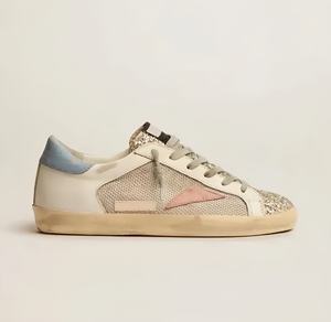 รองเท้าผ้าใบส้นแบนขนห่านสีทองสำหรับทั้งชายและหญิงรองเท้าลำลองซุปเปอร์สตาร์แฟชั่นดีไซน์ย้อนยุค - Product Image 3