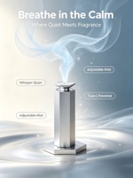 Diffuseur d'arômes intelligent, moderne, élégant et portable, 100 ml, sans eau, bouton tactile, machine à parfum, décoration pour hôtel et maison