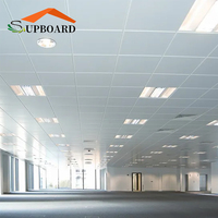 Plafonds carrés en aluminium artistiques, étanches, en PVC, design moderne, faciles à installer, pour grille de plafond