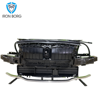 Pour BMW Série 4 G22 G23 420i 430i M440i Kit de carrosserie avant Kit de radiateur avant Ventilateur électronique Kit de refroidissement du moteur Condenseur AC 21-23