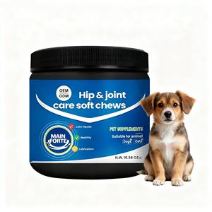 Cibo biologico per cani e gatti mastica morbido con sapore di pancetta anca e integratore alimentare congiunto con olio di pesce ad alto contenuto proteico - Product Image 1