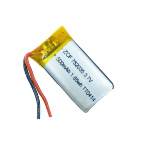 KC Сертифицированный 752035 литий-ионный аккумулятор 500 мАч 3,7 в, перезаряжаемый аккумулятор, литий-полимерный литий-ионный аккумулятор для умного робота - Product Image 1