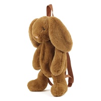 Usine personnalisé animal en peluche sac à dos ours en peluche singe lapin kangourou sac d'école pour enfants cadeaux