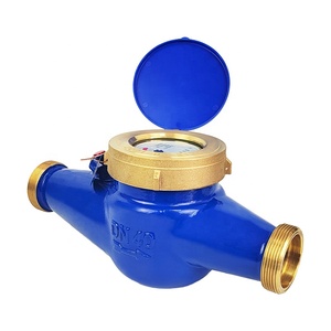 Compteur de débit d'eau analogique domestique fiable DN25 en laiton - Product Image 5