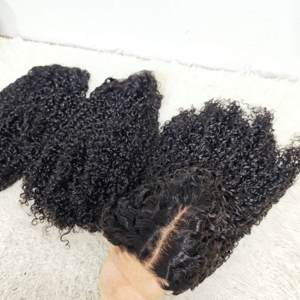 Promotion Letsfly : Perruques sans colle Pixie Curly avec fermeture en dentelle transparente 5x5, 14-24 pouces, 100% cheveux humains vierges bruts, vente en gros - Product Image 1