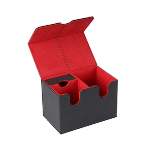 OEM ODM Support PU Checkered Pattern PTCG Pokémon Tiroir Style Jeu de cartes Boîte de cartes de jeu à fonctions multiples - Product Image 6