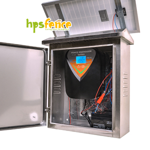Électrificateur de clôture <span class=keywords><strong>solaire</strong></span> moderne haute puissance 4,8J avec panneau 20W, <span class=keywords><strong>batterie</strong></span> 12A, étanche, facilement assemblable, boîtier en plastique <span class=keywords><strong>pour</strong></span> ferme - Product Image 4