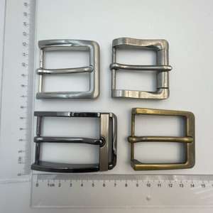 40 मिमी जस्ता मिश्र धातु एकल प्रोंग पिन बकल आकस्मिक व्यवसाय बेल्ट सिर ओएम टिकाऊ कमर स्ट्रैप सामान बेल्ट बकल पुरुषों के लिए - Product Image 1