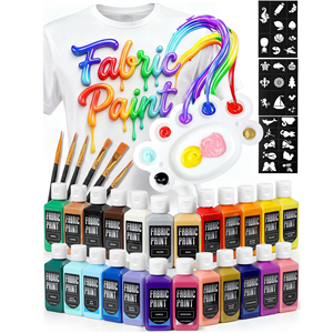 Pintura Profesional para Tela de 25 ml, Permanente, No Tóxica, para Dibujar y Decorar Ropa, Camisetas y Zapatos - Product Image 1