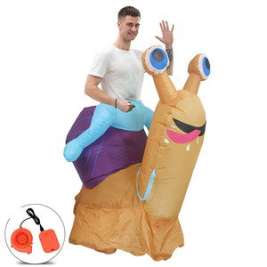 Tamaño libre <span class=keywords><strong>adulto</strong></span> Halloween inflable Grump Caracol Ride-On mascota <span class=keywords><strong>disfraz</strong></span> para fiestas <span class=keywords><strong>de</strong></span> vacaciones <span class=keywords><strong>disfraz</strong></span> <span class=keywords><strong>de</strong></span> Cosplay - Product Image 1