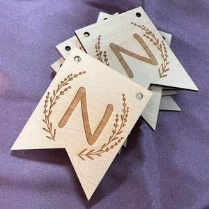 Fanion en <span class=keywords><strong>bois</strong></span> personnalisé, cadeau écologique pour la naissance, décoration <span class=keywords><strong>murale</strong></span> de fond de <span class=keywords><strong>chambre</strong></span> pour la fête des enfants - Product Image 4