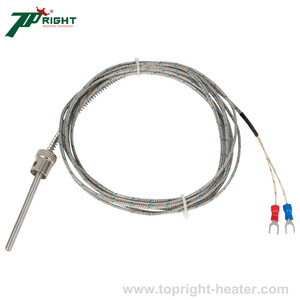 حجم مسبار رأس الأسطوانة 8 * من نوع جهاز استشعار درجة الحرارة K مثبت مع قابس - Product Image 5