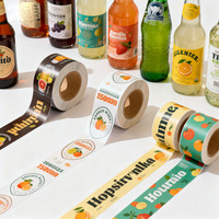 Logo de produit cosmétique personnalisé étiquettes en papier pour bouteilles étiquette feuille de vinyle autocollant doré impression adhésive étiquettes imperméables
