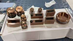 Produttore pesante specchio cromato lucido cerniere doccia 3/8 "a 1/2" vetro porta accessori Hardware - Product Image 3