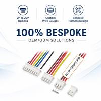 Kabel Harness Kawat Tembaga Presisi Mikro JST 12pin Konektor Pitch 2.0mm Kabel USB 2.0 3.0 Tipe C untuk Produk Elektronik