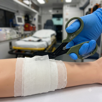 Ciseaux tactiques médicaux de qualité supérieure avec mousqueton, 7,5 pouces, en acier inoxydable, ciseaux de sauvetage d'urgence pour les ambulanciers et les paramédicaux