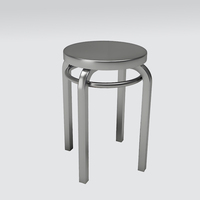 Ensemble de table et de chaises de restaurant en acier inoxydable sur mesure, mobilier de salle à manger en cuir PU industriel pour café-bar