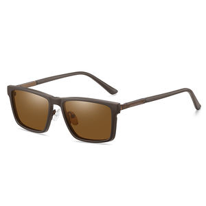 <span class=keywords><strong>Lunettes</strong></span> optiques pour hommes MS 91730 avec clip solaire, monture en métal, style géométrique - Product Image 4