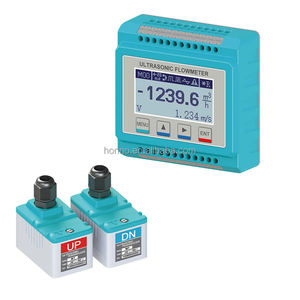Hnf1 Digitale Klem-Op Ultrasone Stroommeter Voor Watervloeistof DN15-DN6000mm Bereik +/-0.5% Nauwkeurigheid - Product Image 1