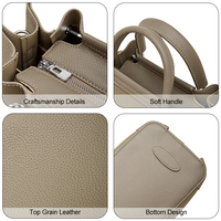 Sac à Épaule Femme Cuir Plein Grain Premium Sacs à Main Haute Qualité Luxe Créateur Fournisseur OEM Sacs Femme