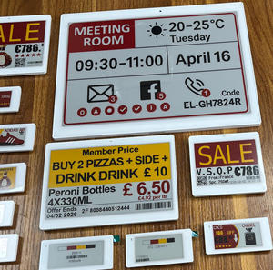 Étiquettes de prix numériques Bluetooth 2,4 GHz Ble Cloud E Ink Eink Display API ESP32 pour supermarchés NFC EAS ESL (étiquettes électroniques pour rayonnages) - Product Image 6