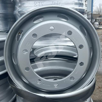 Jantes de remorque personnalisées en usine, jantes de camion légères sans chambre à air de 16 pouces, jantes en acier 5.5x16, jantes 16x5.5 pour pneus 7.50R16