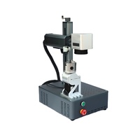 Basso costo di spedizione 20W 30W integrato mini stampante laser pieghevole portatile in fibra macchina per incisione laser per metallo e non-metallo