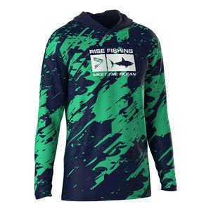 เสื้อตกปลาผู้ชายคุณภาพสูงแบบกำหนดเองพร้อมโลโก้  รับผลิตเสื้อผ้ากันรังสียูวีสำหรับการแข่งขัน  ขายส่ง MOQ ต่ำ - Product Image 3