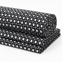 Tissu popeline TC en polycoton imprimé sur mesure, doux et lisse, à prix abordable, pour doublure de poche et usage intérieur de vêtements