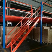 Plateforme de Stockage Modulaire Industrielle Multi-niveaux en Métal Robuste HongYun avec Revêtement Poudré pour Entrepôt et Mezzanine