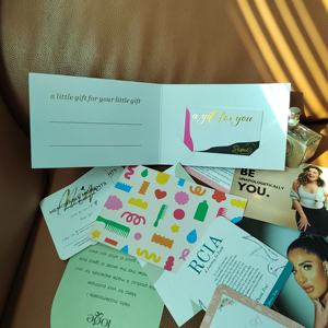 การ์ดขอบคุณสำหรับธุรกิจขนาดเล็กบัตรของขวัญโปสการ์ดกระดาษโลโก้ที่กำหนดเองได้ - Product Image 1