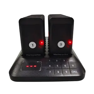 Service Paging Beeper Wireless Waiter Calling System Guest Buzzer 16 Restaurant Pagers for Cafe