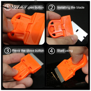 Nhựa Dao Cạo Lưỡi cửa sổ nhãn glule <span class=keywords><strong>scraper</strong></span> Remover Công cụ E49 - Product Image 5