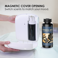Diffuseur d'arômes automatique compact CNUS X2Wind longue durée pour usage domestique, machine à arômes intelligente murale