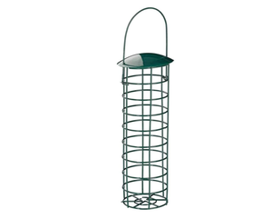 Station de mangeoires d'oiseaux vertes en fer pour l'extérieur Conception suspendue standard pour attirer les oiseaux sauvages Boules de suif gras Bols pour animaux de compagnie - Product Image 1