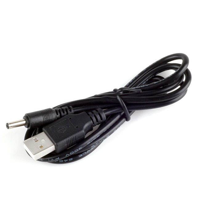 D3784 1m length usb 2.0 to dc 3.5x1.35mm splitter charge cable