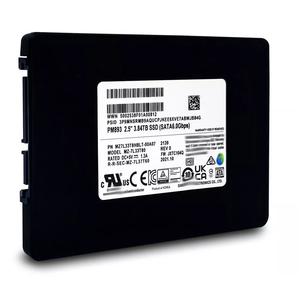 Tout nouveau SSD PM893 3,84 To 2,5 pouces SATA III 6 Gbit/s MZ7L33T8HBLT-00B7C MZ-7L33T80 pour serveur - Product Image 1