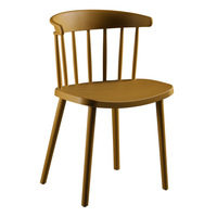 Chaises de salle à manger confortables au design nordique moderne avec base de dossier rose pour hôtel restaurant école en plastique