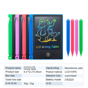 Papan Gambar LCD 4.4 Inci yang Dapat Dihapus, Dapat Disesuaikan, Portabel, untuk Eksplorasi Sains Anak-Anak - Product Image 2